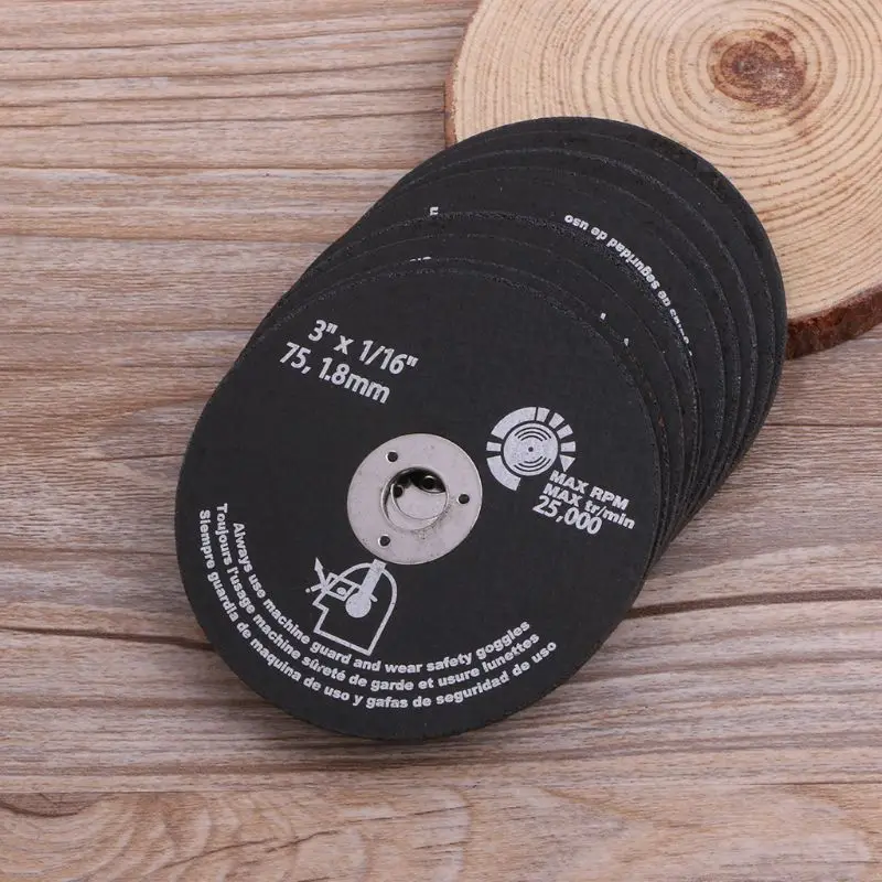

P82C 10pcs Circular Resin Grinding Wheel Saw Blades Cutting Wheel Disc For Metal Cutting