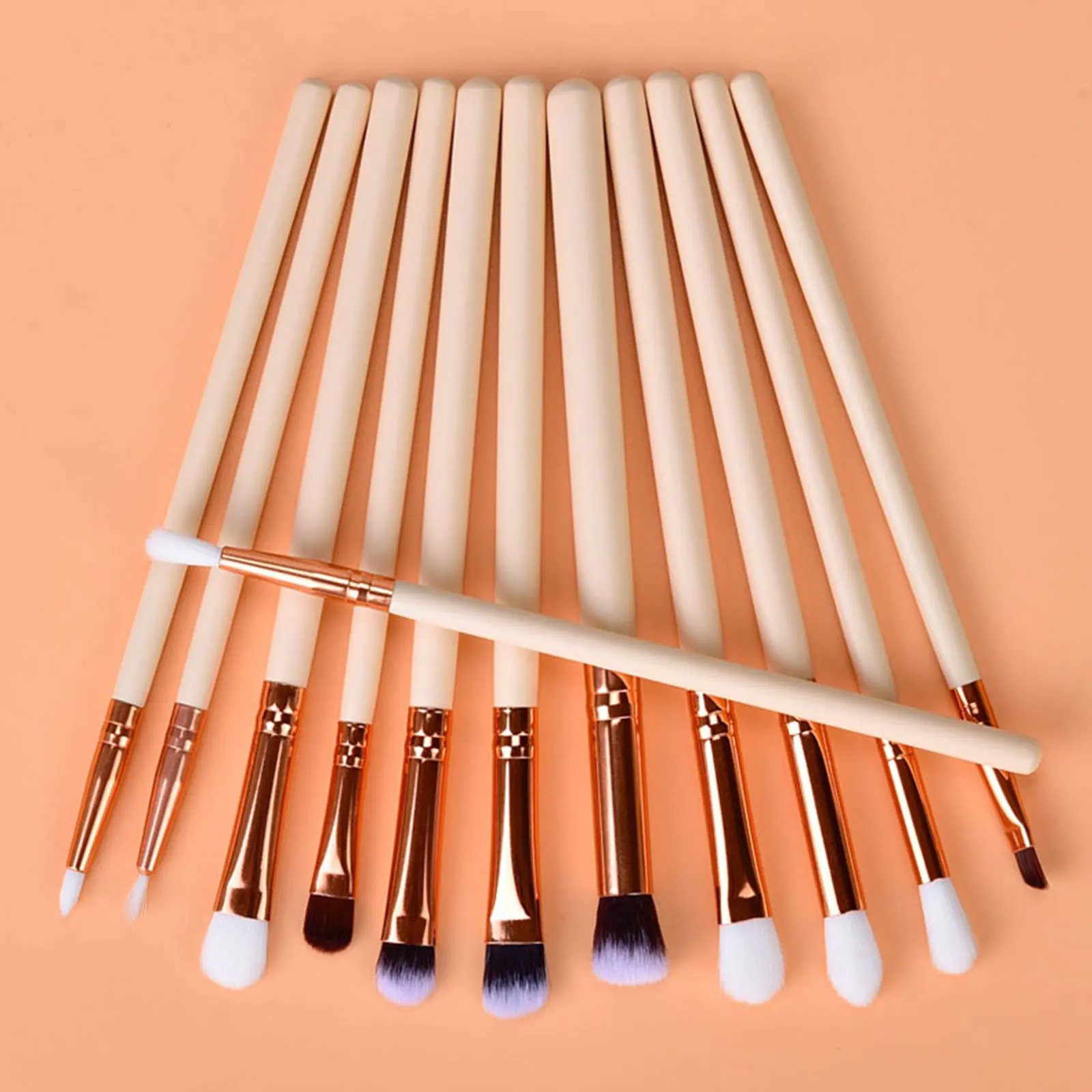 

12PCS Diamond Make Up Brushes Set Foundation Eyeshadow Lip Powder Brush Set Makeup Brushes Tools