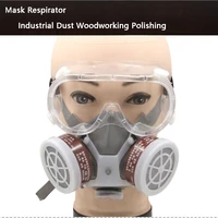 industrial chemical dust proof gas mask with glasses spray paint painting decoration polishing formaldehyde protection pesticide