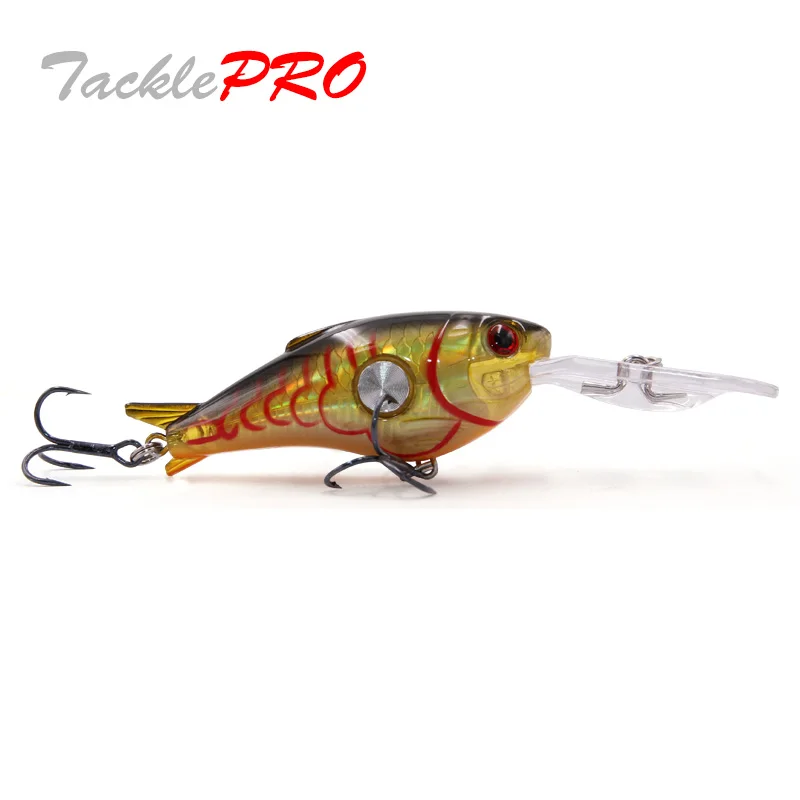

TacklePRO M07 Crankbait Fishing Lure Floating Minnow 50mm 10g 1.8-3.9M 1PC Bait Hard Saltwater Fishing Tackle Deep Diving