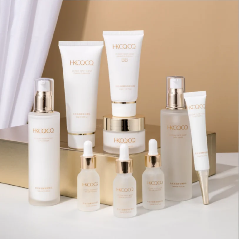 

AUQUEST Ecdoin Yeast 9PCS Facial Skin Care Set Repair Anti-Aging Anti-Wrinkle Moisturizing Cream Eye Cream Repair Essence