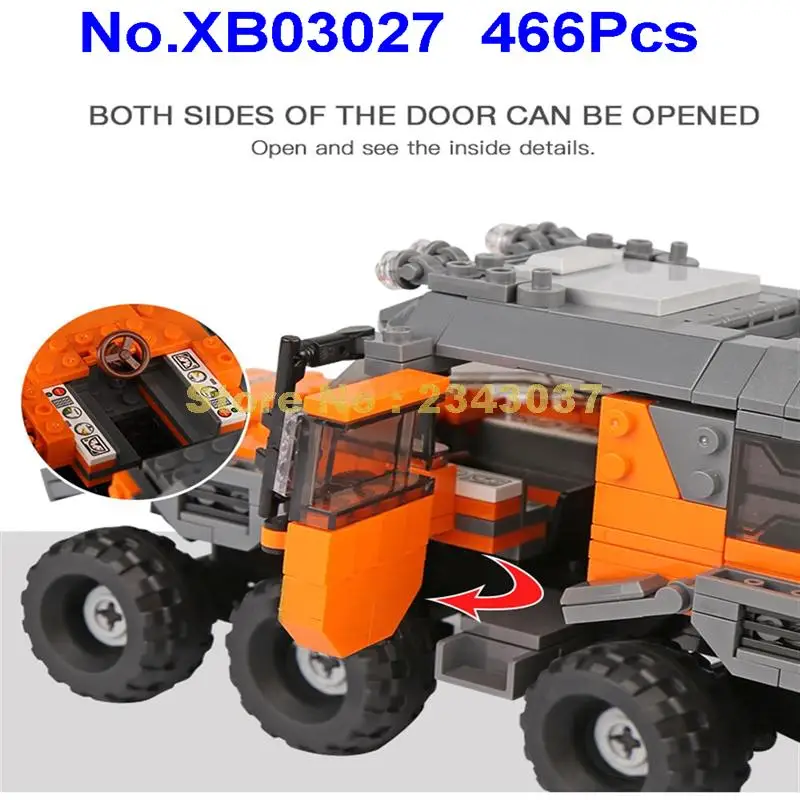 Xb03027 466 шт. автомобиля высокой проходимости строительные блоки для автомобилей 1
