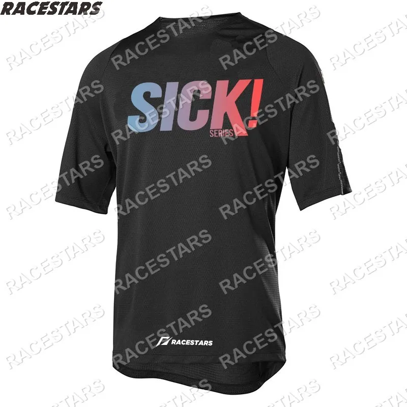 SICK Downhill Mountain Jersey MTB Motorcycle Shirt Men's Short Sleeve Outdoor Motocross Gear Camiseta Bicicleta DH Bike T-Shirt | Спорт и