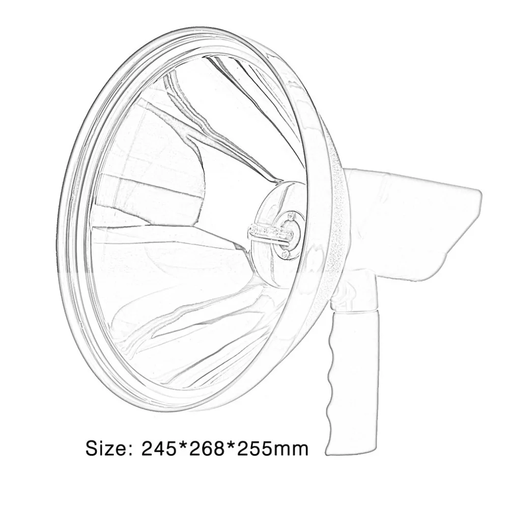

9 inch Outdoor Portable Handheld Tent Lamp for Camping Tent Light 1000W 245mm Camping Tent Spotlights