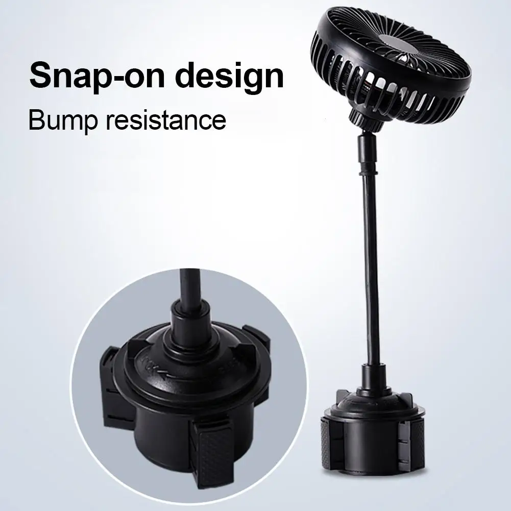 Автомобильный охлаждающий вентилятор с защелкой автомобильный 3 скоростной USB