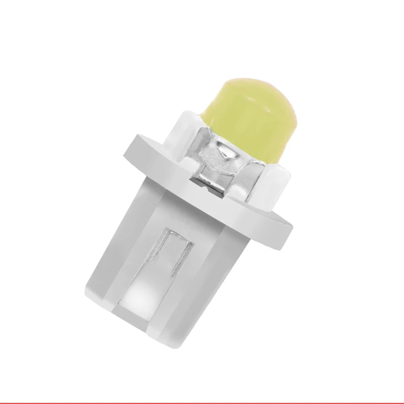 10 шт./лот многоцветный T5 B8.5D B8.5 SMD СВЕТОДИОДНЫЙ Автомобильный свет-излучающий диодный инструмент лампа накаливания на панель приборов DC 12 В