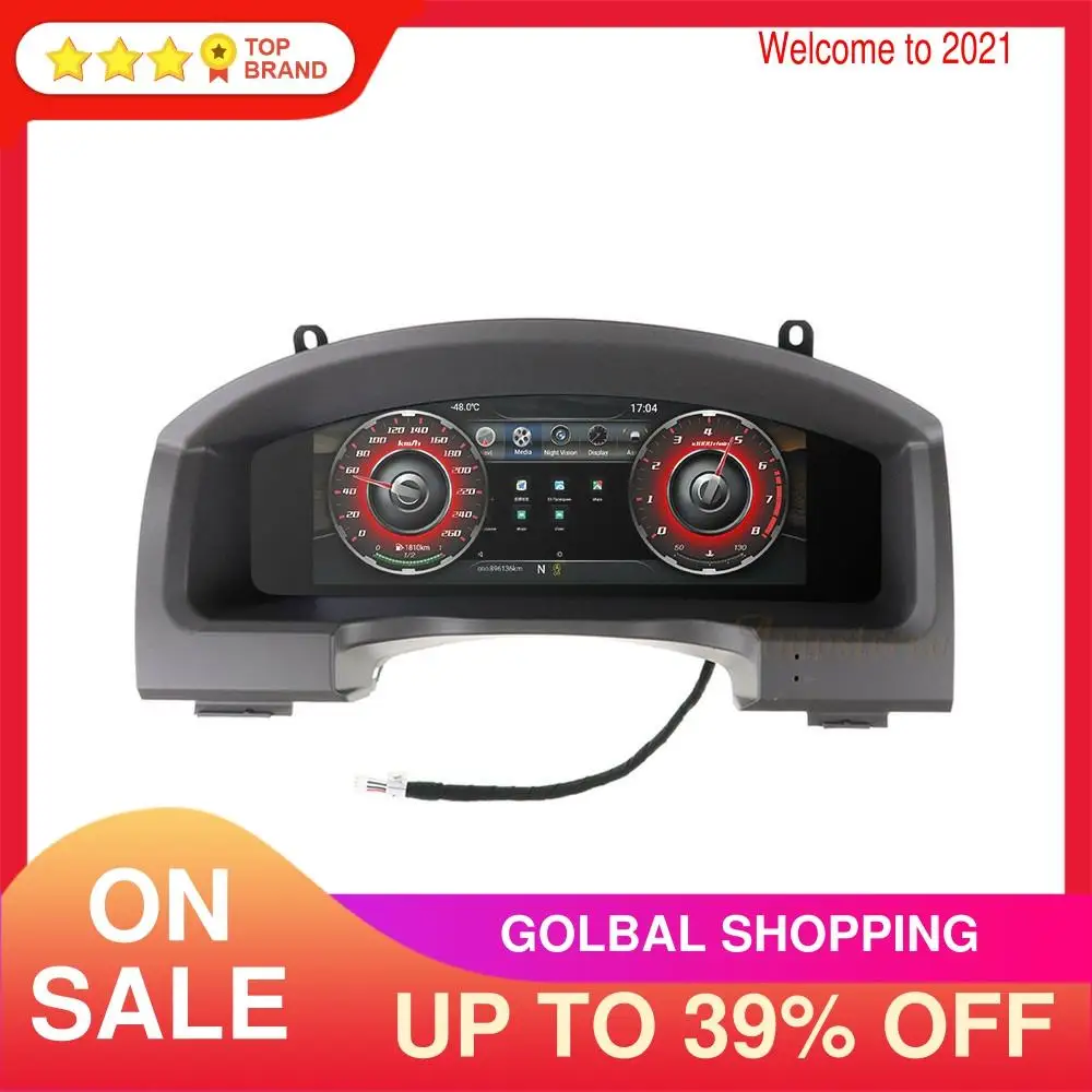 Измерительный экран для Toyota Land Cruiser 2008-2019 LC200 12 3 Android 9 сменная панель инструментов