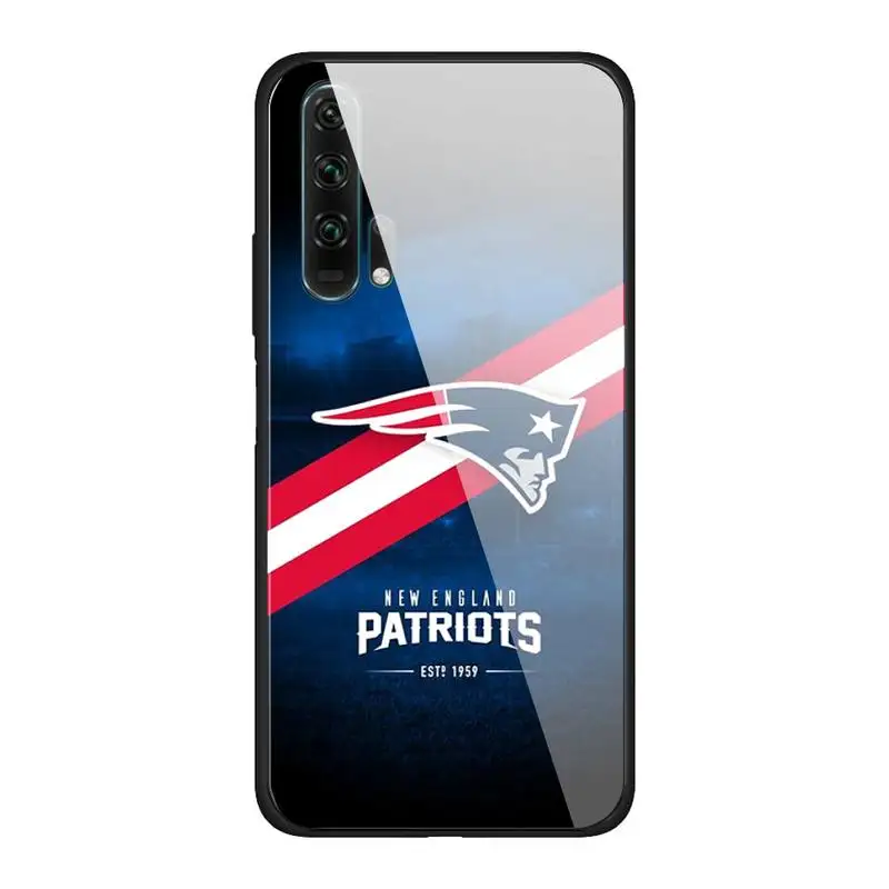

New England Patriots Phone Case For Huawei Mate 9 10 lite 20Pro&Tempered Glass Back Cover For Honor 7A 8X 9 10 V10