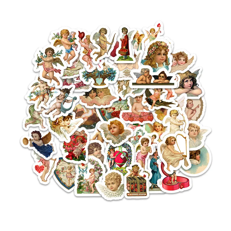 

Three Ratels 50Pcs A Little Angel Baby Sticker Scrapbooking Suitcase Decal Skateboarding Motorcycle Children Gift Stickers
