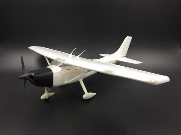 Flyfly 550mm cessna 182 EPO mini RC propeller plane White Kit Freeshipping