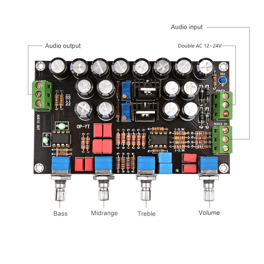 Плата управления звуком AIYIMA NE5532 HIFI предусилитель регулятор громкости OP