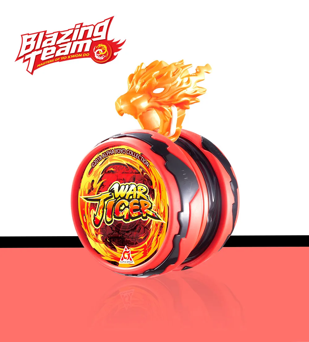 Blazing Team Beast Warrior Series Magic YoYo Polyester String Funny Professional Kids Toys For Boys Children Gifts yo-yo | Игрушки и