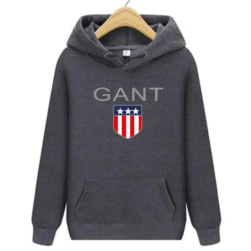 

New cotton printed casual Hoodie fashion trend sportswear for young men and women in autumn and winter 2020