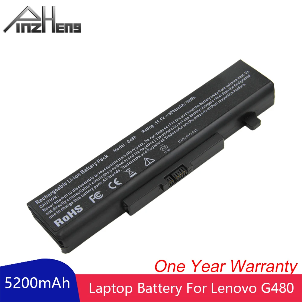 

Аккумулятор для ноутбука Lenovo G480 G580 Y480 Y580 G510 Z380 L11S6Y01, 5200 мАч