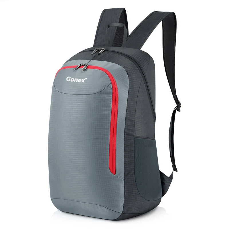 Grey Gonex 28L сверхлегкий рюкзак удобный, упакованный Легкий Рюкзак Для Путешествий, Походов, альпинизма, мужской, женский, студенческий, повседневный рюкзак - Цвет: Grey