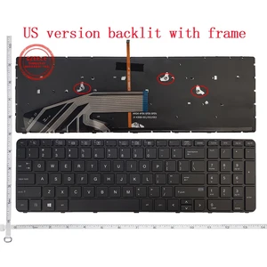 GZEELE New US Laptop Keyboard For HP ProBook 450 G3 455 G3 470 G3 NO BACKLIT with Frame US in Pakistan