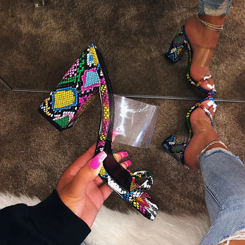 Сандалии женские на среднем каблуке Роскошные Дизайнерские Туфли гладиаторы из