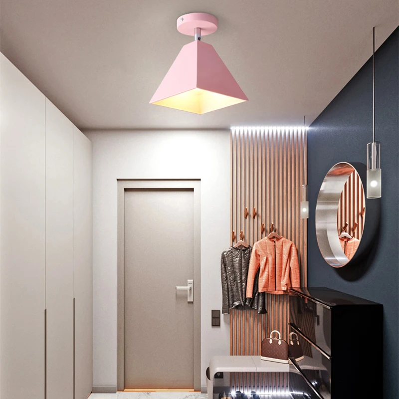 Светодиодный потолочный светильник Скандинавский современный E27 светодиодный