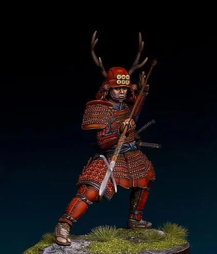 1/24 старинный воин стенд с доспехами модельная фигурка из смолы наборы