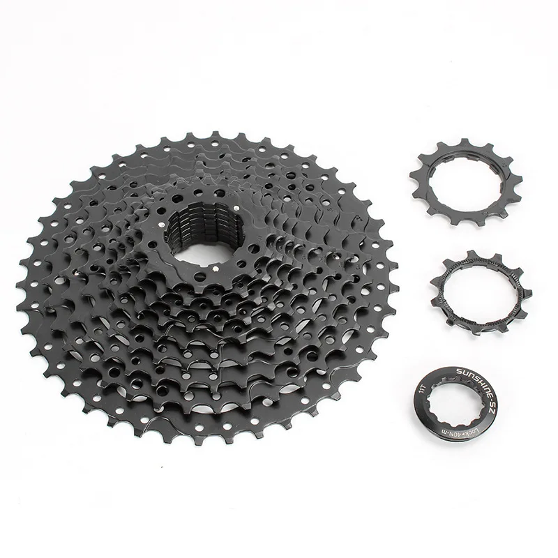 Черная кассета 8 9 10 11 12 Скоростей 40/42/46/50T широкий коэффициент MTB свободное колесо