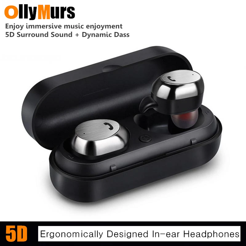 M9 Беспроводная bluetooth гарнитура 5 0 активного шумоподавления Тип наушника earphone5D