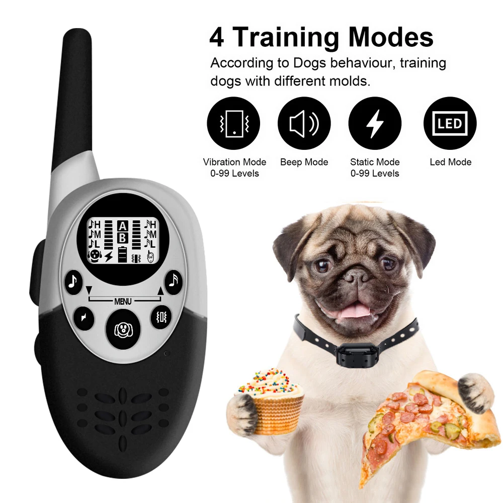 Collar de entrenamiento eléctrico para perros, accesorio para mascotas, bolsa repelente para...