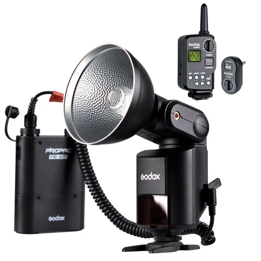 

Вспышка Godox Witstro AD-360 S1/S2 с неизолированной трубкой и блок питания PB960