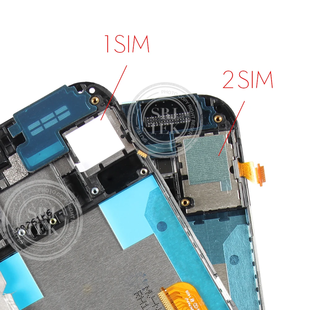 

Srjtek For HTC One M8 Display LCD Touch Digitizer Sensor Glass with Frame Assembly For HTC M8 Screen Display Single/Dual SIM