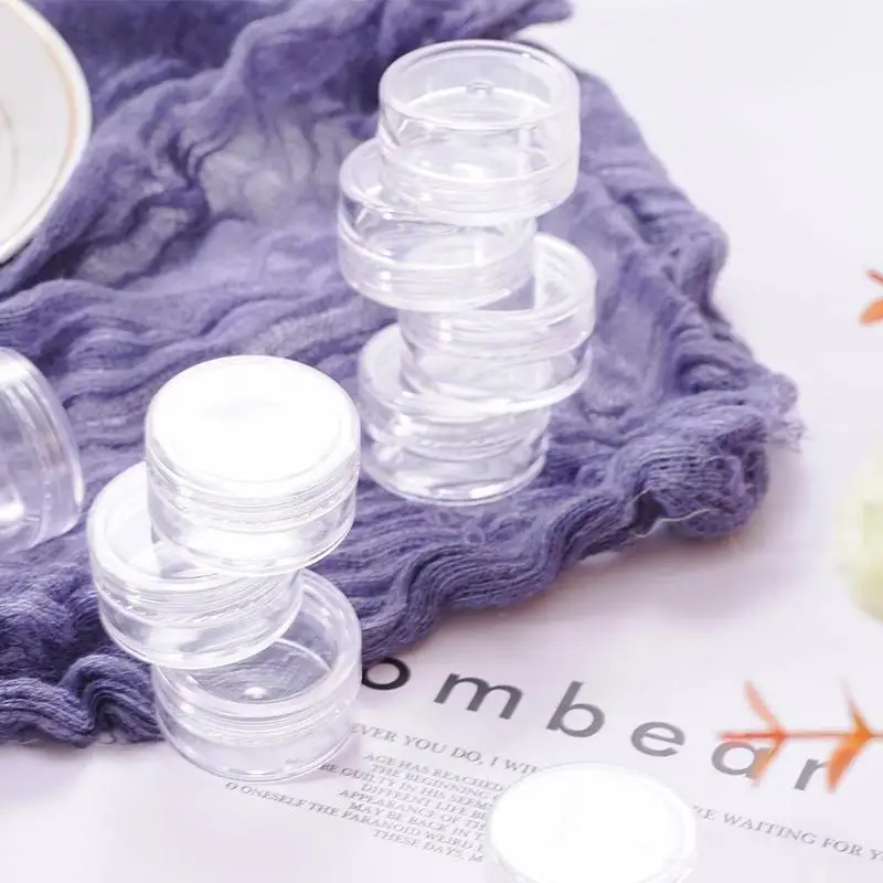 50 шт. оптовая продажа стеклянная пластиковая мини-бутылка для крема 5 мл | Красота