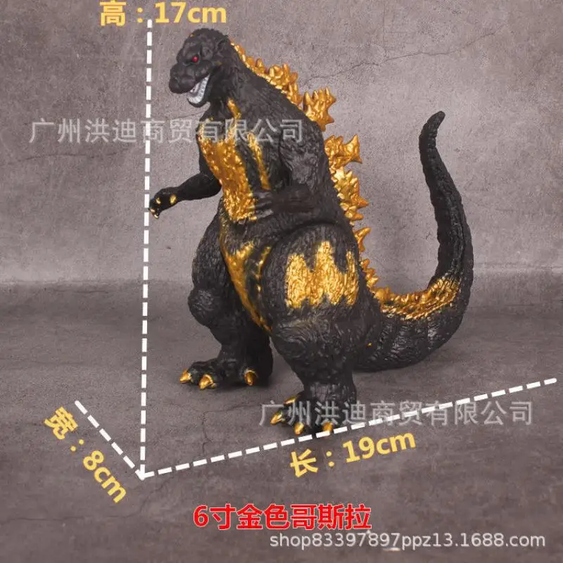

Godzilla Vs. King Kong Movie Version Anime Figures Hand Made Toy Model Dinosaur Monster Movable Enamel Doll Children's Toys