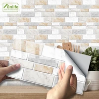 funlife%c2%ae 20x10cm warm marble wall sticker peel stick oil proof eco friendly pvc tile stickers for kitchen bathroom floor wall
