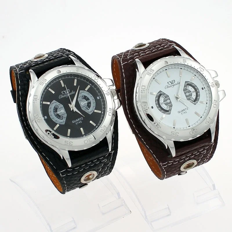 Роскошные Брендовые Часы с большим циферблатом женские и мужские часы широким