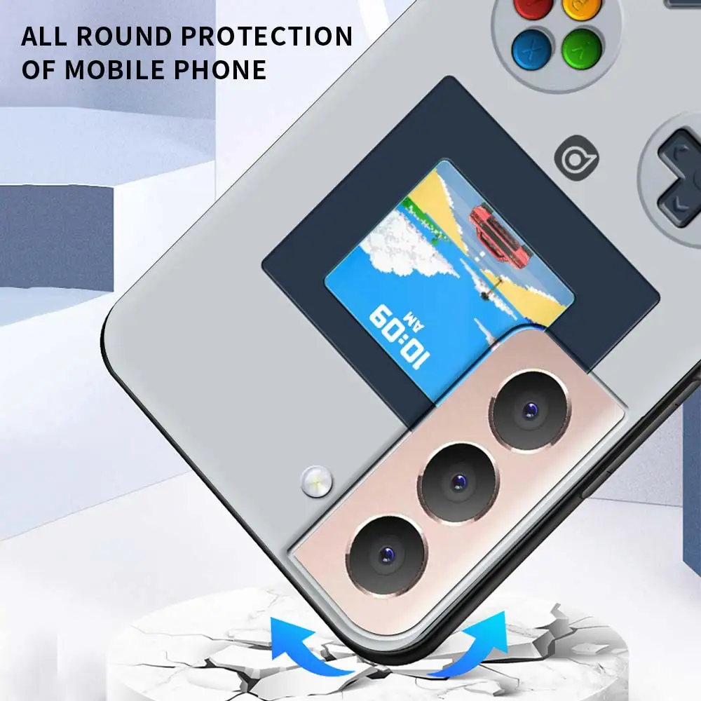 

Silicone Case Coque For Samsung Galaxy S21 Ultra S20 FE 5G S10e S10 S8 S9 S20 Plus S7 Gameboy Boy Game Soft Shell Cover Fundas