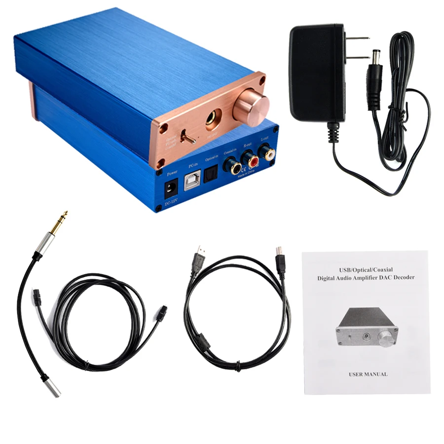 Hi Fi оптический коаксиальный USB аудиосигнала из цифрового в аналоговый