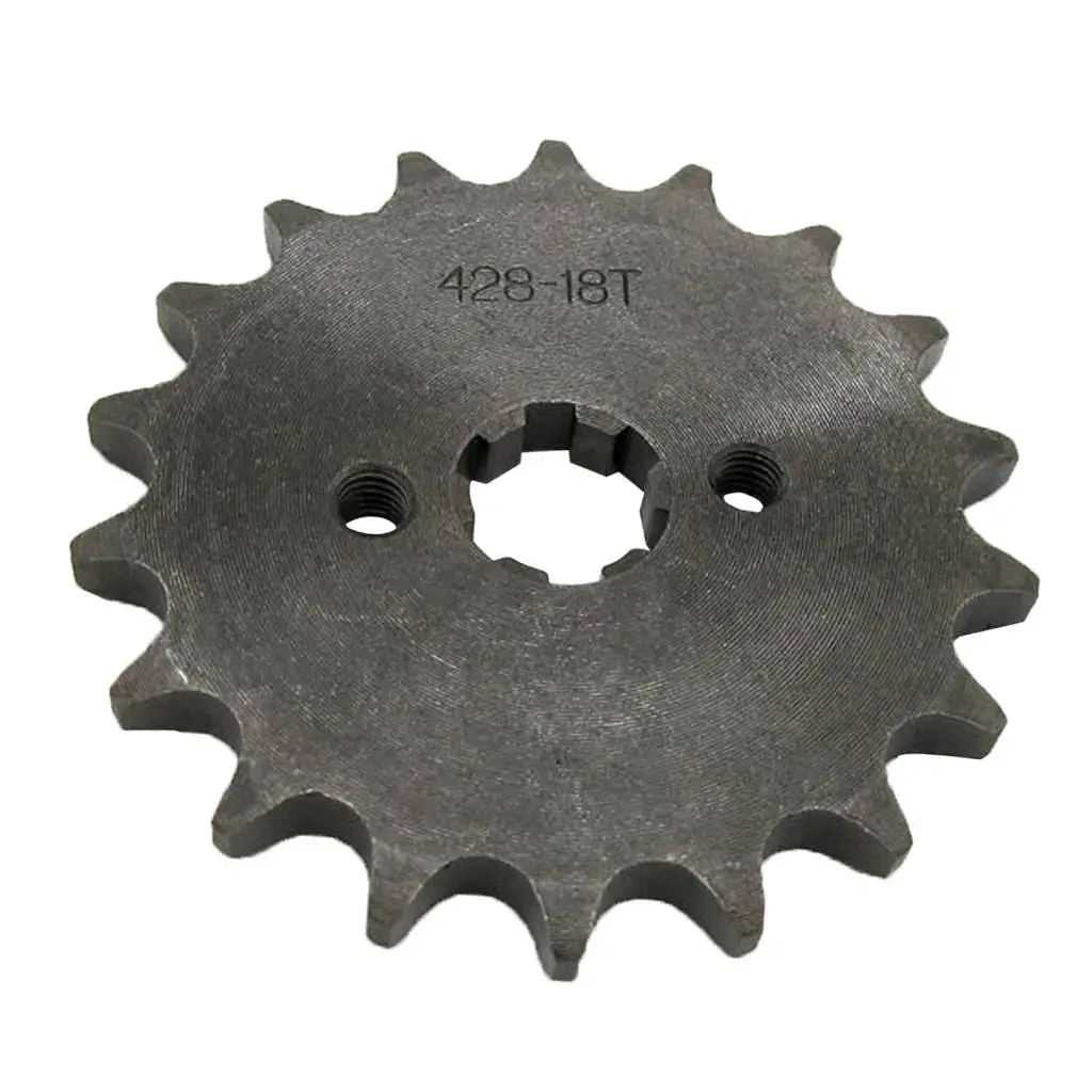 

Chain 428 18 Tooth Front Engine Sprocket Dirt Pit Bike ATV Moped 17mm Shaft