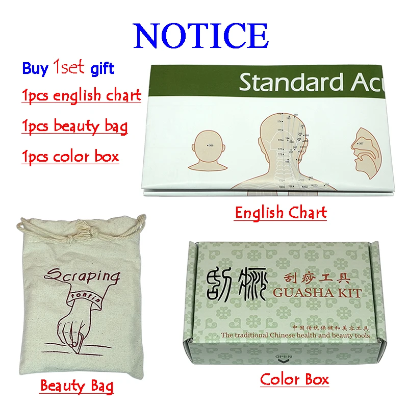 

Tontin natural Buffalo Horn Guasha therapy massage sraping tool set face neck gua sha scraper board for paint removal