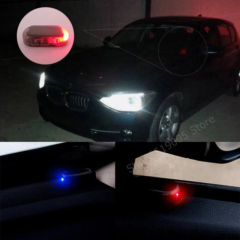 Автомобильный светодиодный светильник на солнечной энергии с сигналом тревоги