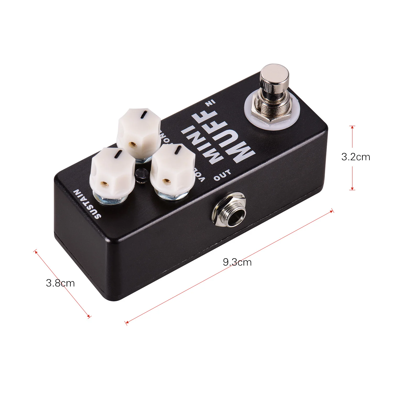 MOSKY мини халява уха педаль эффектов для электрогитары искажения Фуз эффект