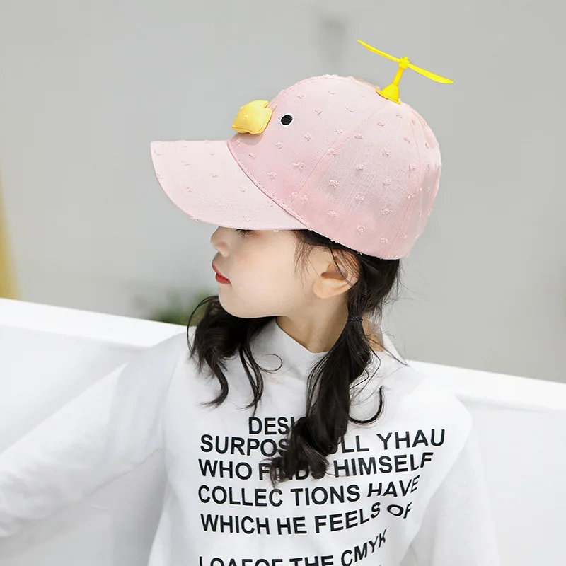 Лидер продаж 2020 Детская Милая шапка в виде утки бейсболки с защитой от солнца