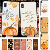 toplbpcs pumpkin happy fall phone case for samsung a51 01 50 71 21s 70 31 40 30 10 20 s e 11 91 a7 a8 2018