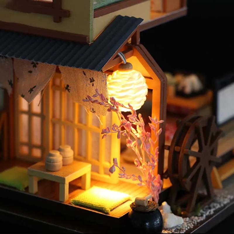 Лидер продаж Кукольный дом сделай сам Строительная ручной сборки M034 дерева