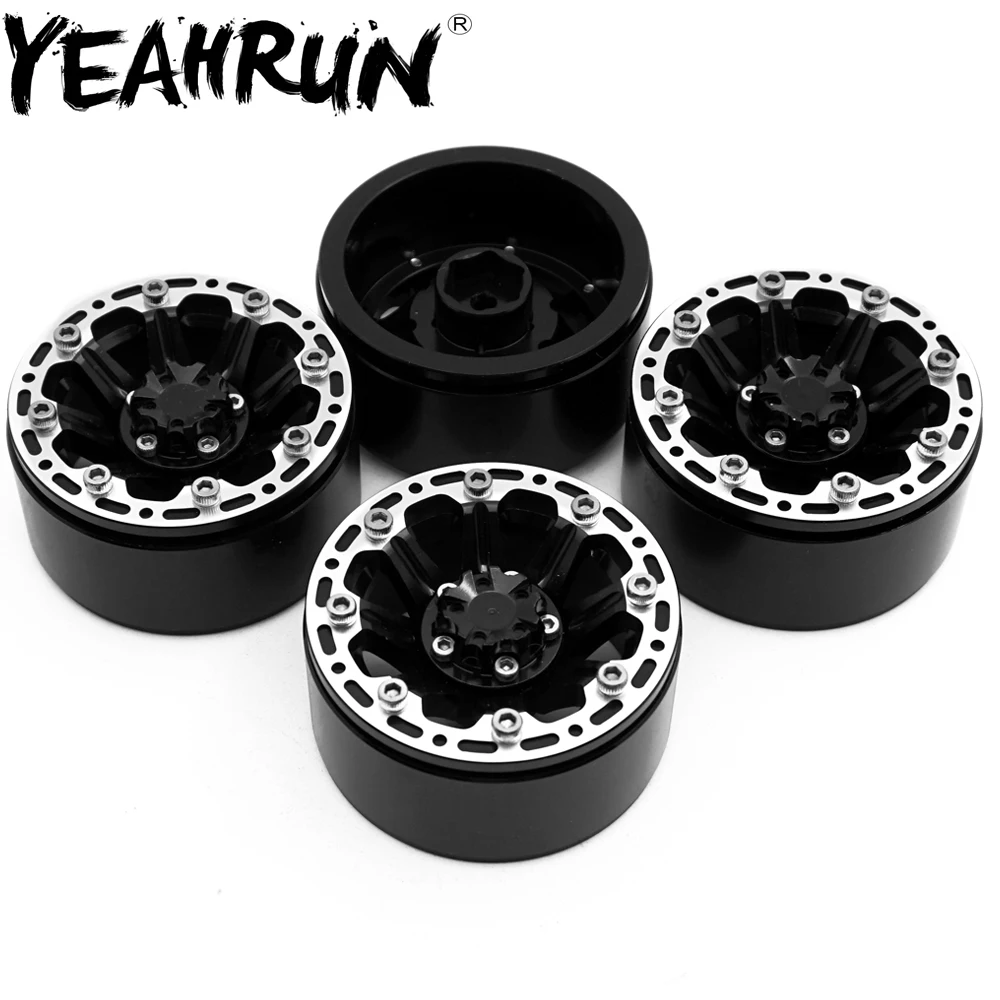 YEAHRUN 1 9 ''металлический обод для колеса Beadlock осевого SCX10 D90 CC01 1/10 RC