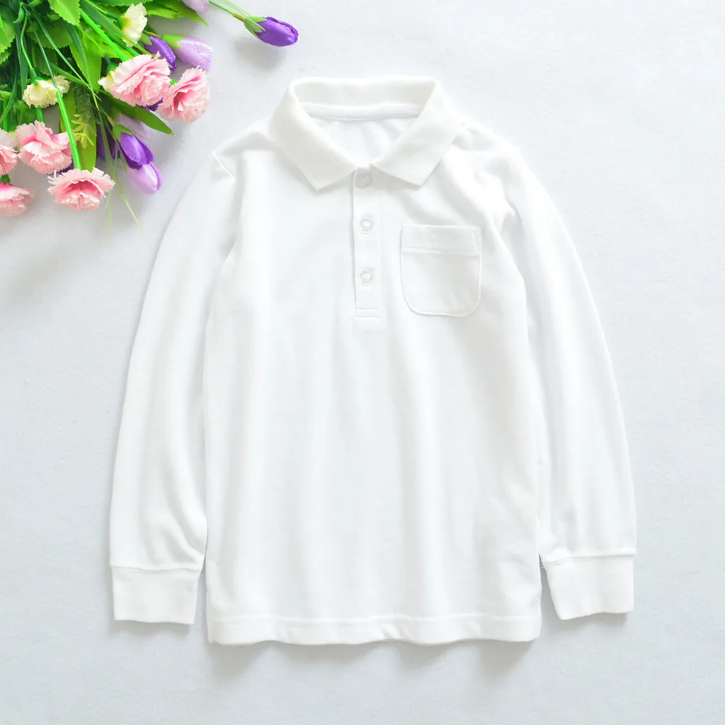 Новинка белая футболка с длинными рукавами и отворотами карманами Летняя