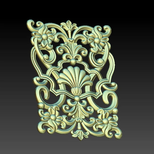 Резьба в виде цветка 3D модель для ЧПУ резная фигурка скульптурная машина файле STL