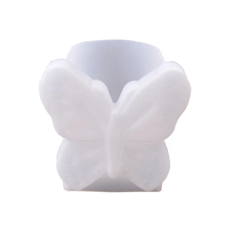 

diy crystal drop mold homemade creative butterfly pencil receiver silicone mold
