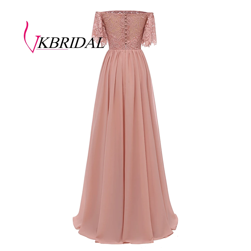 Vkbridal платье подружки невесты для свадебной вечеринки 2019 шифон Кружева vestidos de