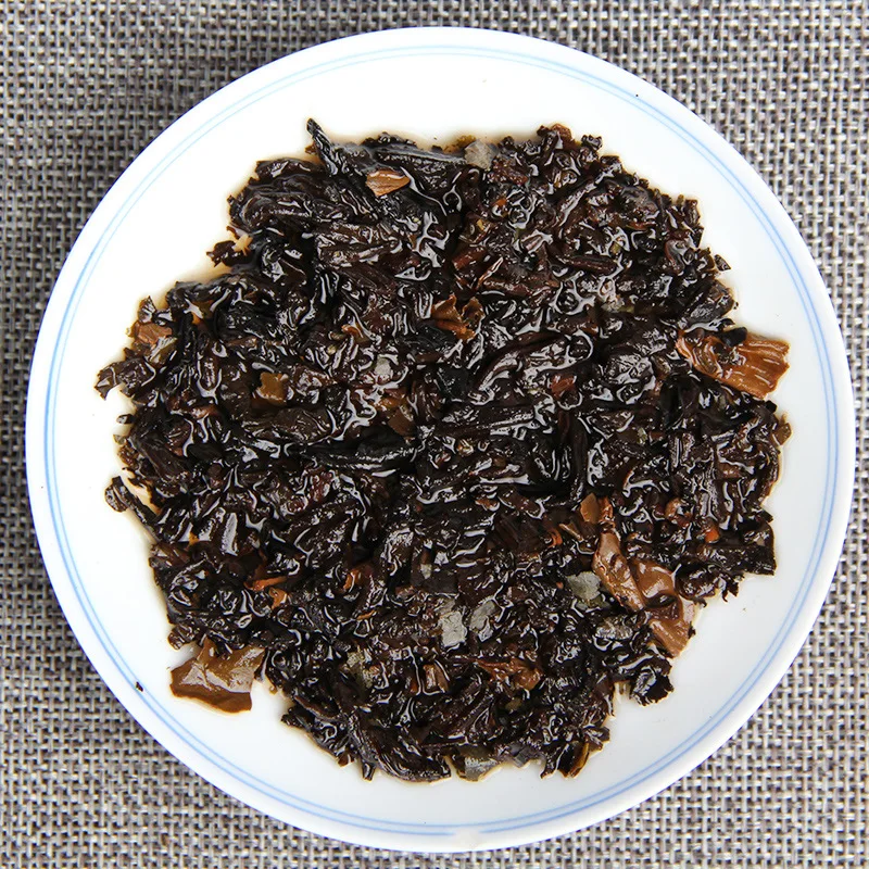 

100g/jar The Oldest pu'er Tea Chinese Yunnan Lotus leaf Ripe Tea Green Food for Health Care Weight Lose