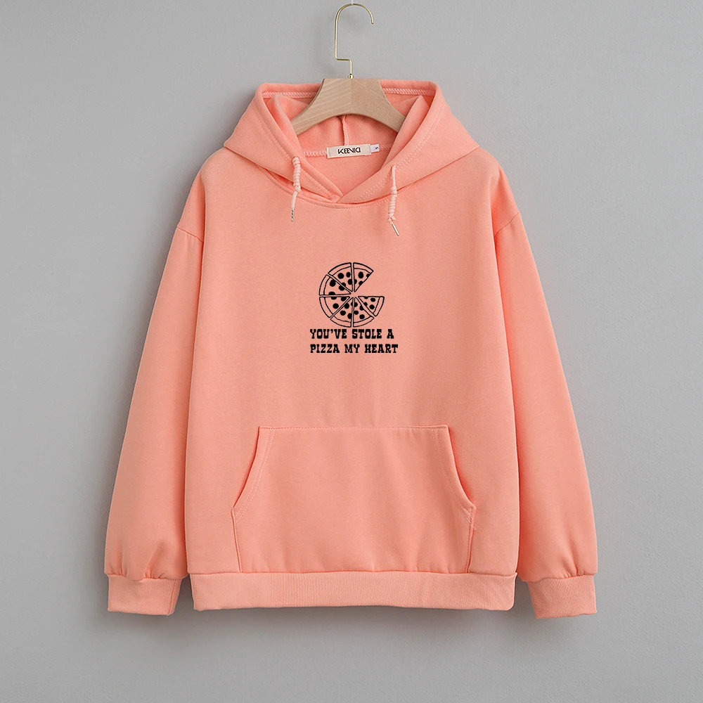 Kawaii Cartoons Graphics Printed Loose Hoodies Femmes Sweetshirts Fashions Women Sweatshirts Sisters Fun Hooded Streetwear Hoody