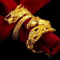 2021 new adjustable retro dragon and phoenix couple ring engagement ring beautiful ring jewelry round ring fashion jewelry