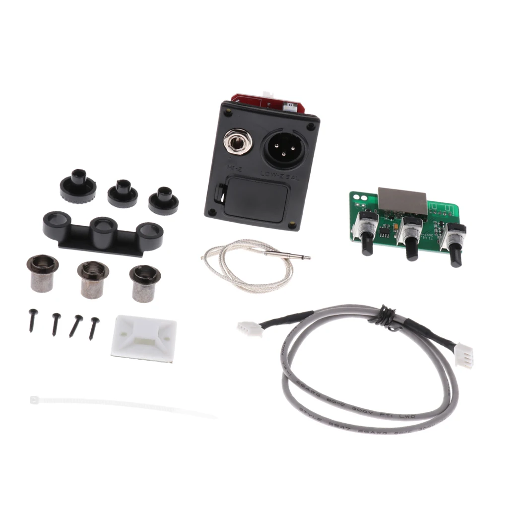

Assembleable Guitar Pickup Set for String Instrument Accessory Black